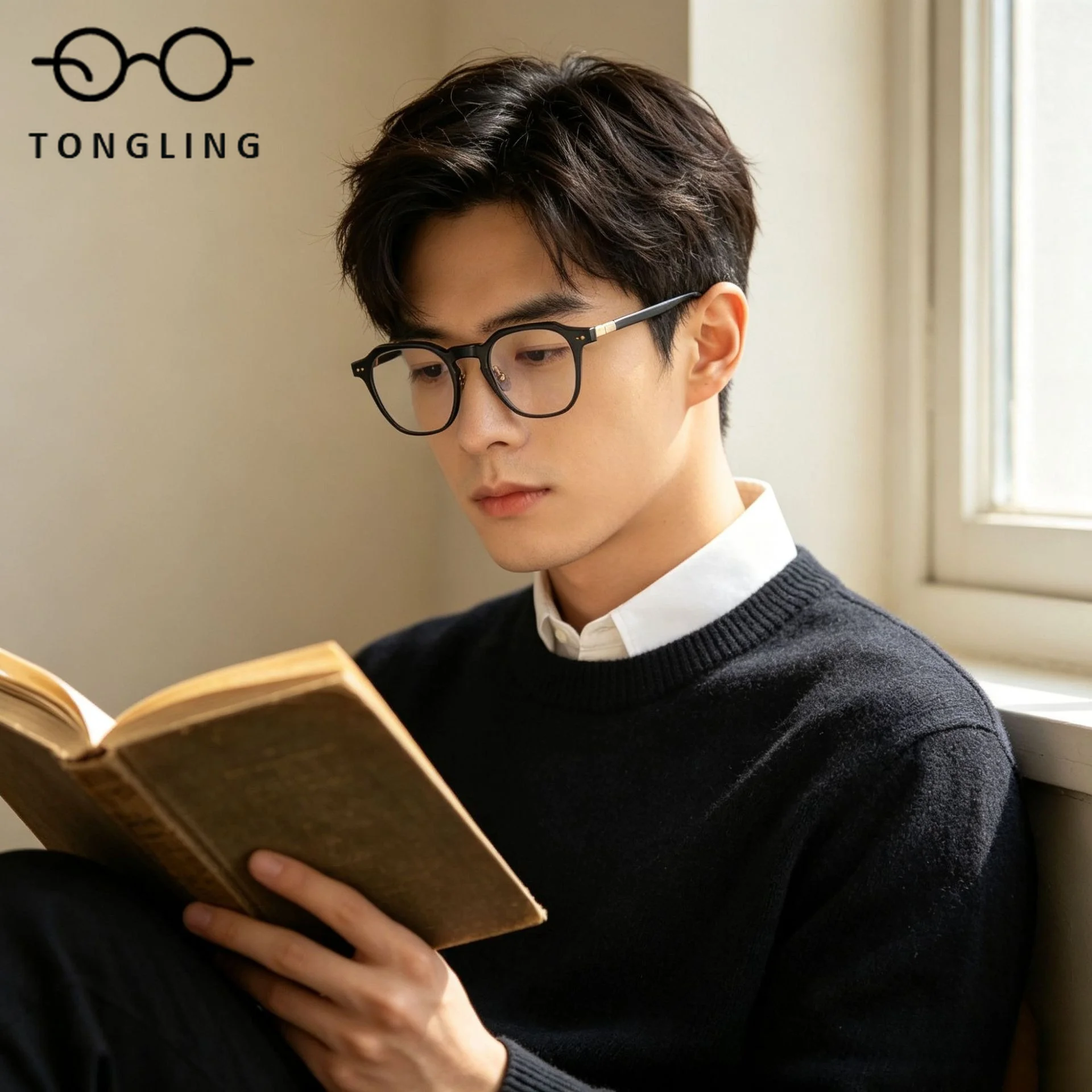 Fashion Men Handmade High-Quality Acetate Glasses Retro Women 360-Degree Rotatable Temple Artistic Personalized Eyeglass Frame