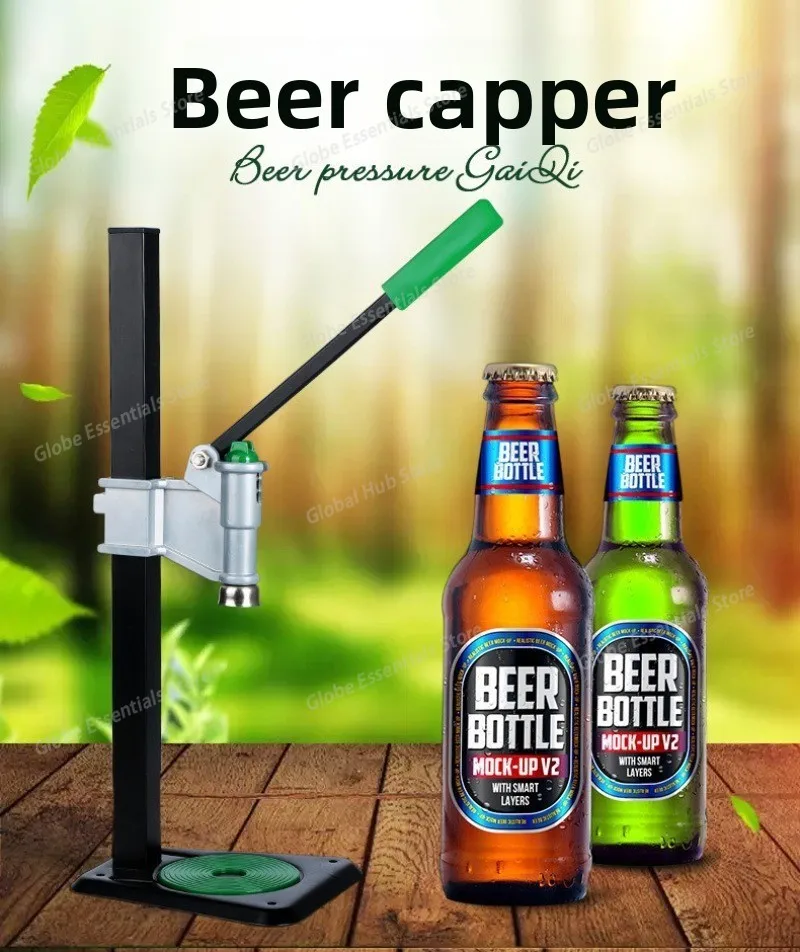 

26-миллиметровая машина для укупорки пива. Оборудование для наполнения и запечатывания пива с резиновой противоскользящей подушечкой. Простота и простота в эксплуатации.