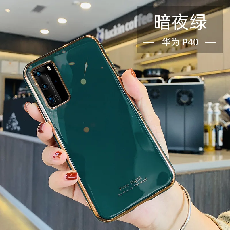 

Чехол из ТПУ с покрытием 100 градусов для Huawei P40 P30 P20 Pro lite Nova 6 5 4 Mate 30 20 Pro, силиконовый чехол для Honor 20 30S 9X 9A, зеркальный чехол