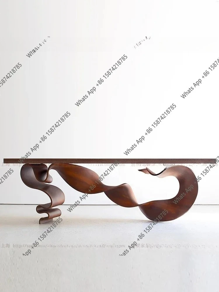 Z Table Personality Creative Long Table House Silent Style Solid Wood Porch
