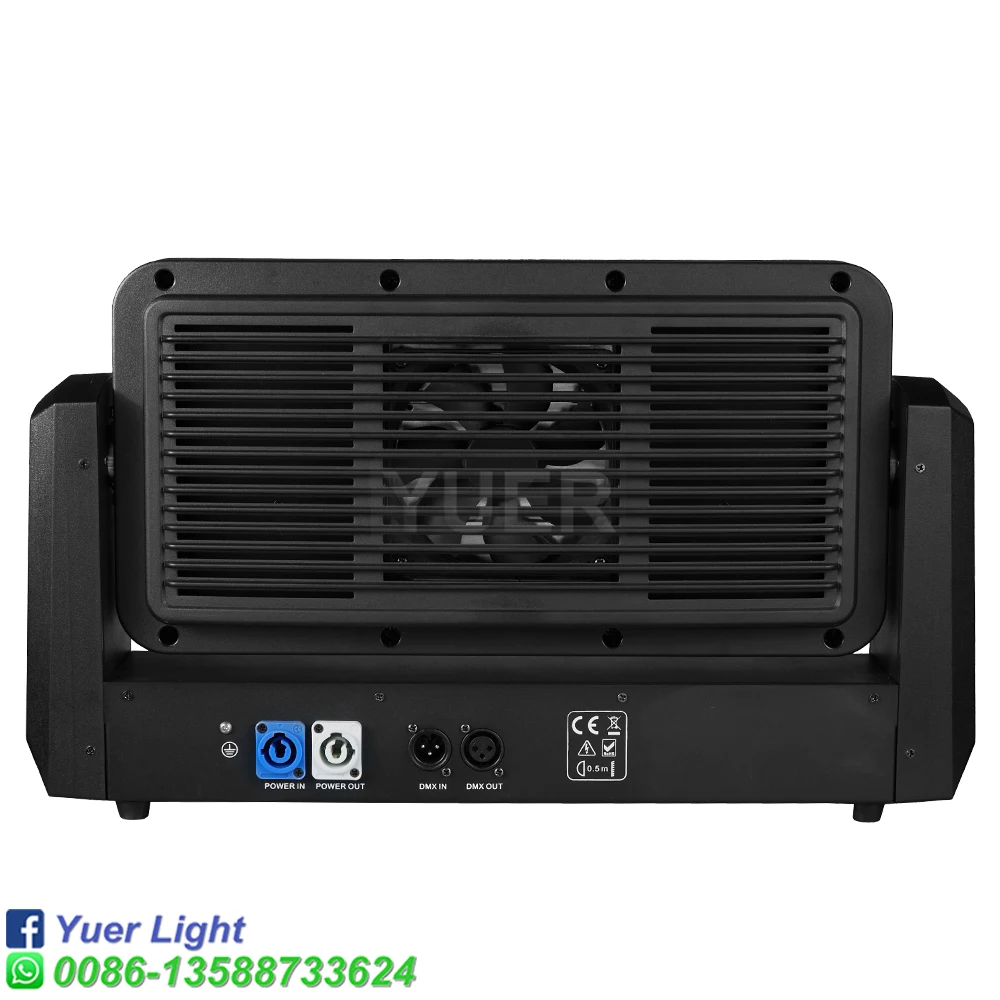 2 Stks/partij Led Moving Head Light 300W Strobe Flash Flash Wall Wash Paardenrace Dj Dmx Lamp Voor Bruiloft Club Bar Podium Effecten