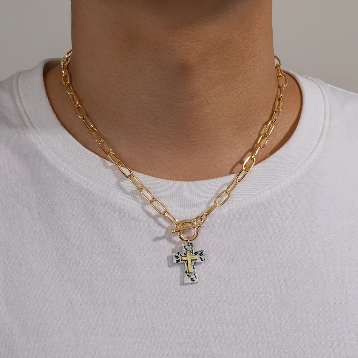 1 ethnic style two-color cross - Fashion Ethnic Wear For Men review and price