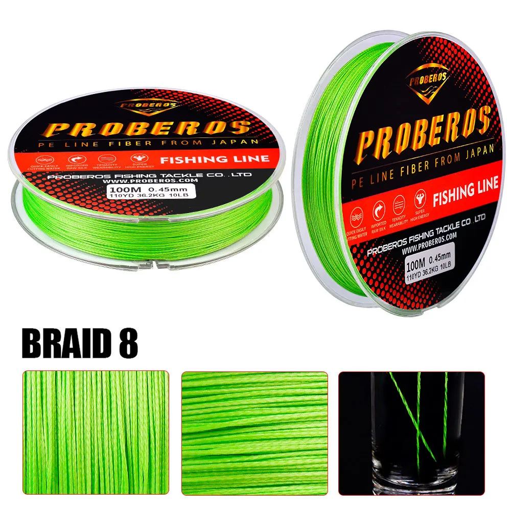 

Fishing Braided Line 8 Strands 210m PE Braided Fishing Line Multifilament Carp Fishing Thread linha de pesca