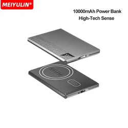 10000mAh Power Bank For Magsafe Wireless Magnetic Slim Portable Fast Charging External Spare Battery For iPhone Samsung Xiaomi