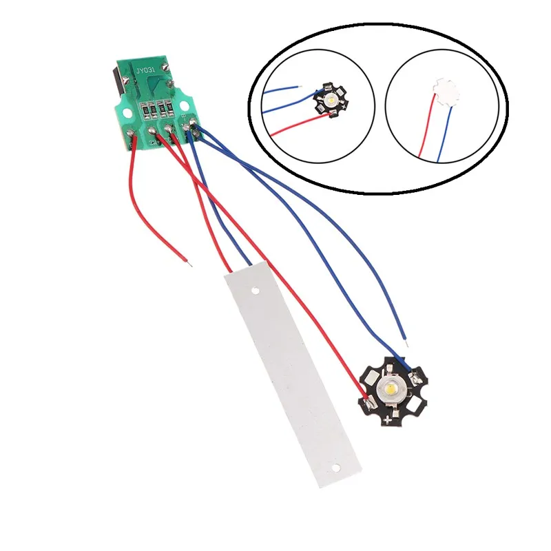 Adjustable Dual LED Light Panel with Flashlight and Night Lighting Desk Lamp DIY Accessory Operates on DC 3.7-5V