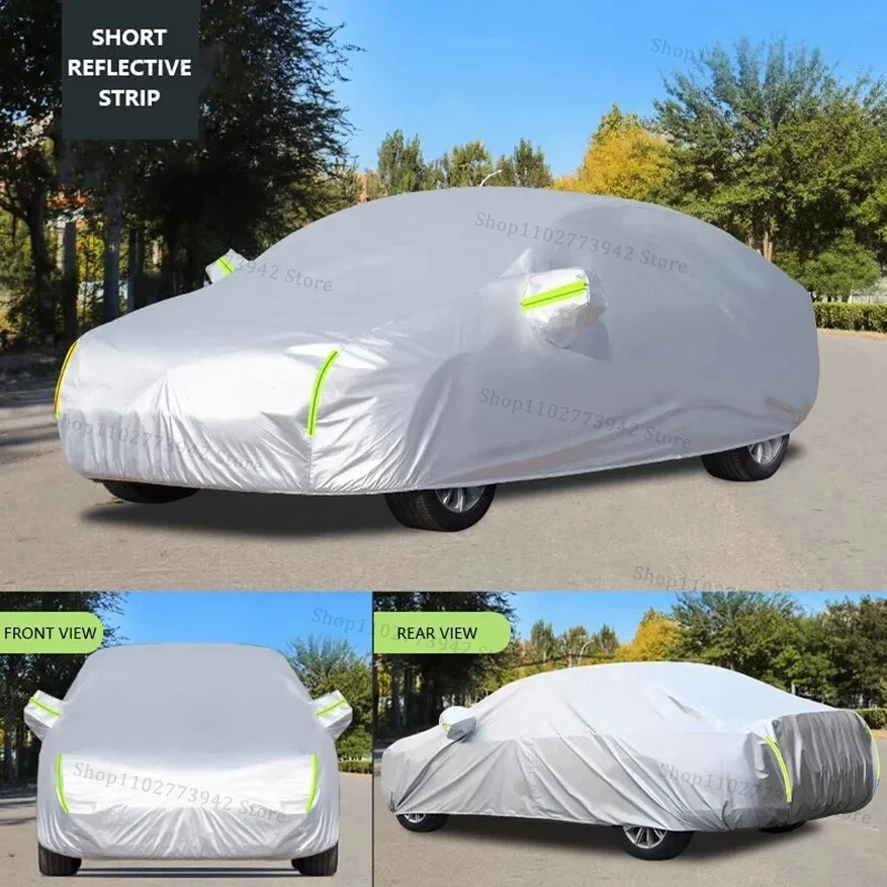 

For Renault QM6 Car Cover Full Covers with Reflective Strip Dustproof UV Scratch-Resistant Sunscreen Protective cover