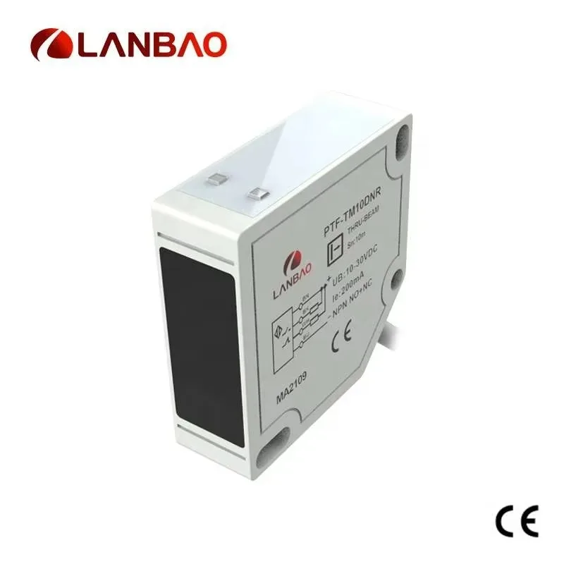 Square Diffuse Reflection Detector 3/4 Wires NO+NC Output Type