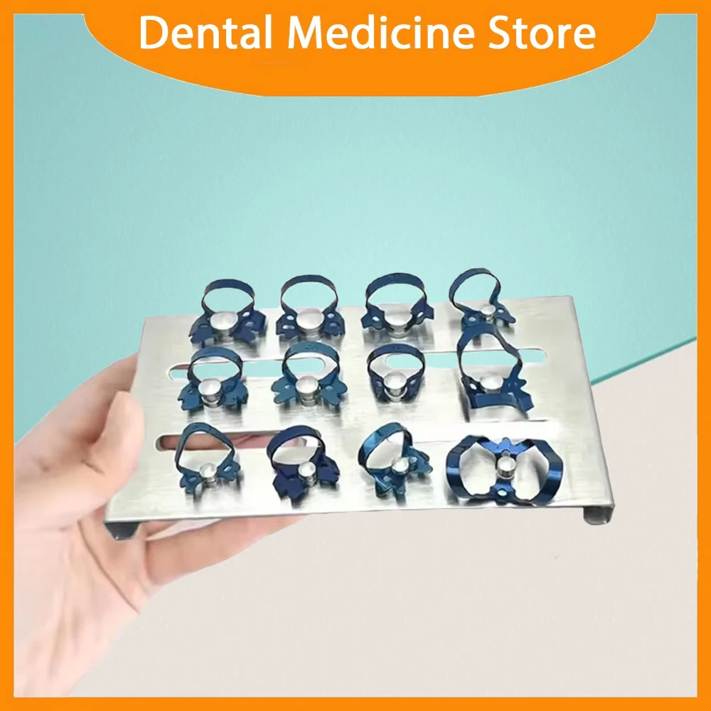 

Профессиональные стоматологические резиновые зажимы и держатель лотка из нержавеющей стали, эндодонтические реставрационные стоматологические инструменты, стоматолог