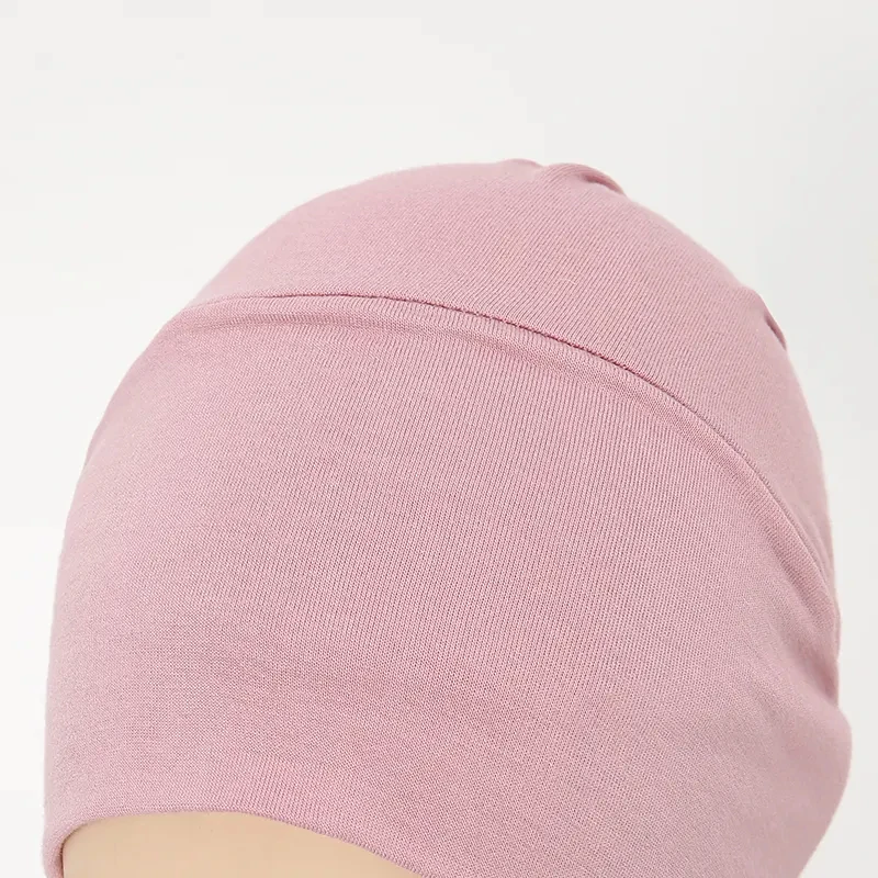 Bufanda interior musulmana para mujer, pañuelo para la cabeza, Hijab islámico Ninja, gorro de hueso