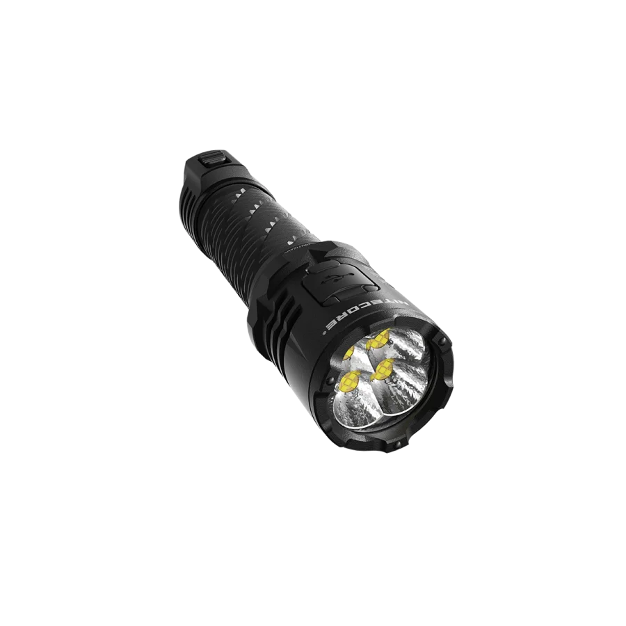 NITECORE P27iX 5000 Lumens Tactical Flashlight Customizable Variable Beam Pattern Military USB-C Troch Light with Li-ion Battery