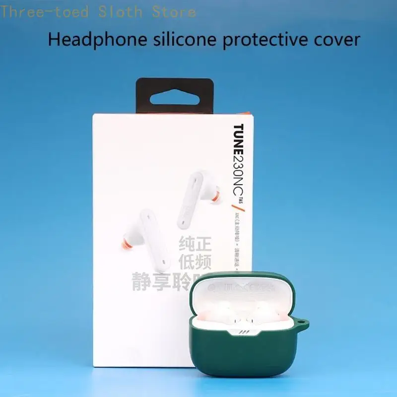 Kabelloser Kopfhörer, verschleißfeste Silikon-Schutzhülle für JBL-Tune 230NC TW, stoßfeste Anti-Verlust-Hülle E74A – Detail 7