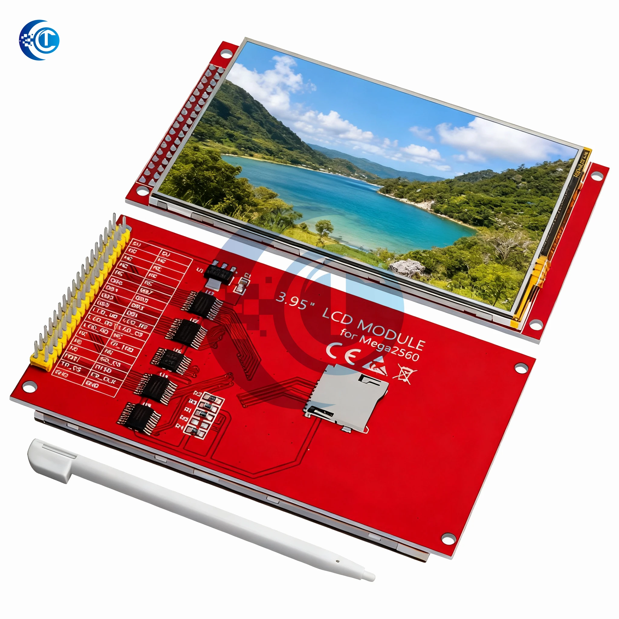 Módulo de exibição LCD TFT ILI9488 3,95" / 4,0": tela sensível ao toque 320 × 480 com interface de 8 bits – compatível com Arduino UNO/Mega2560