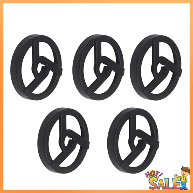 AB68 Technicas E56D 5PCS Vinyl Record 45RPM Adapter Set For 7In Turntables, 38Mm Phonograph Compatibility
