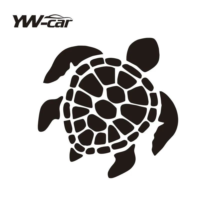 

2Pcs 13cm×13cm Honu Sea Turtle Car Stickers – Premium Vinyl Decals | Self-Adhesive Marine Decor, Elevate Car Style Instantly