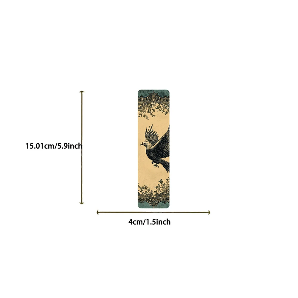 30Pcs Classic Antique Bookmark， Animal Bookmarks for Students Reading Annotation Cards Textbook