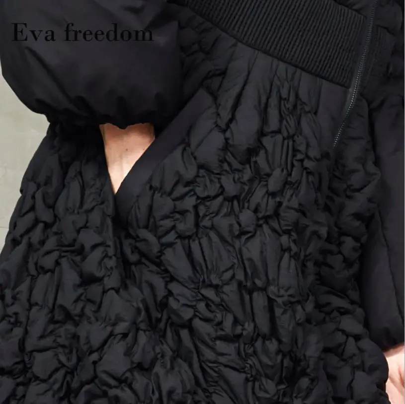 Down Jacket Female Long Skirt-Style Fluffy Down Coat Female New Explosion Was Thin Embroidery Warm Down Coat Hepburn Style F455