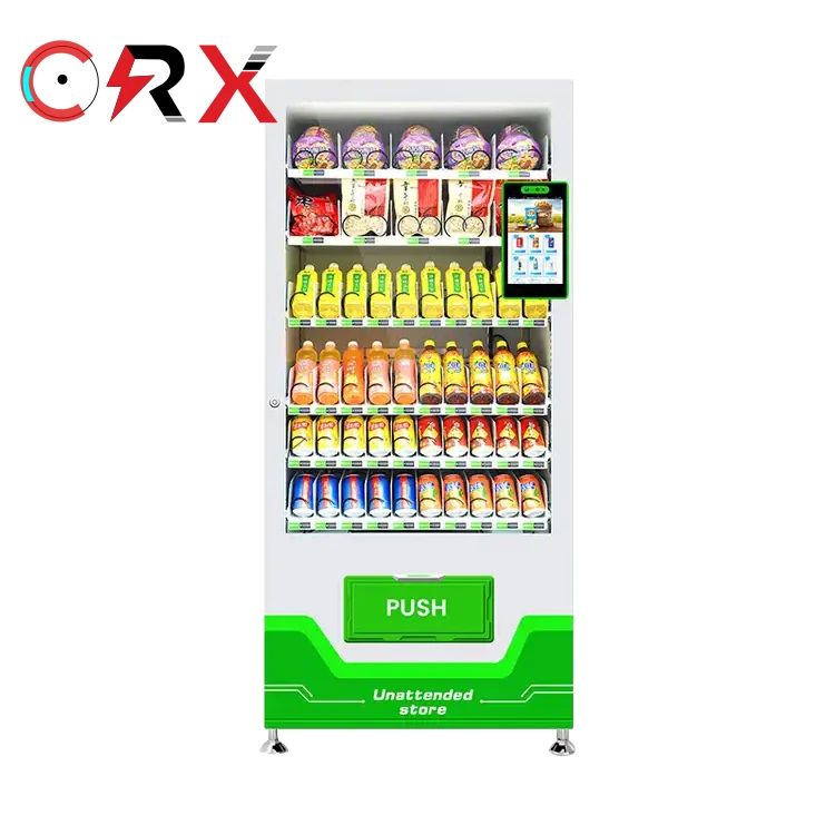 Cashless Vending Machine QR Code Payment Vending Machine for Snacks and Drinks