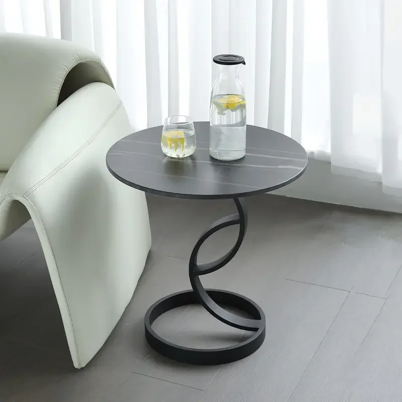 Modern style living room furniture, beautiful and cheap rock slab coffee table, household side table