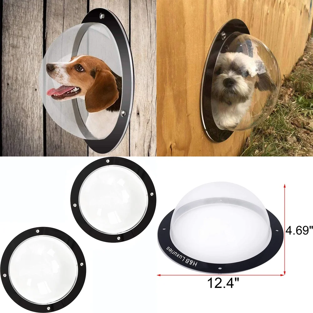 Recinto Transparente de Acrílico para Mascotas, Domo de Observación Semicircular para Perros y Gatos, para Uso Doméstico, Compatible con IKEA