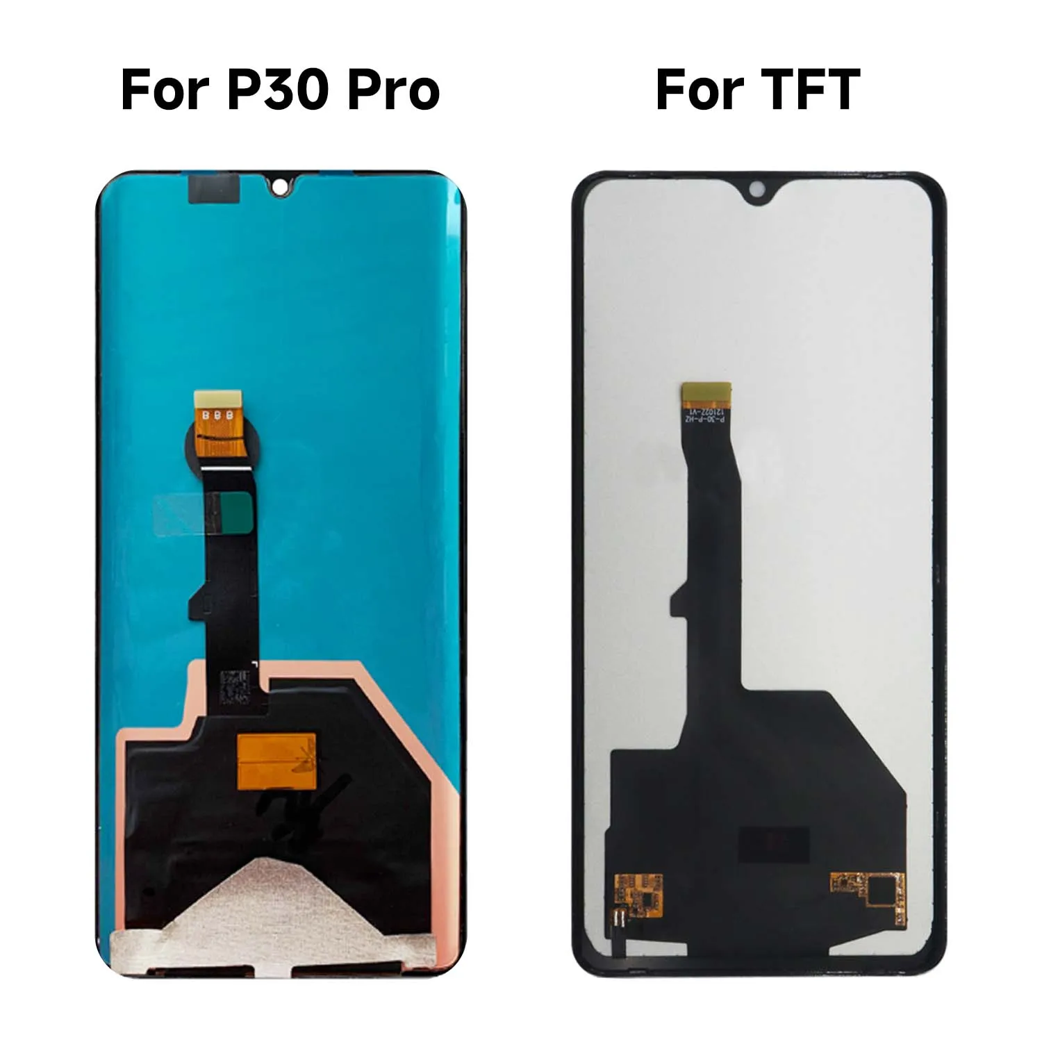 For HUAWEI P30 Pro 6.47\'\'For P30Pro VOG-L29 L09 AL00 L04 AL10 HW-02L LCD Display Touch Screen Digitizer Assembly Replacement