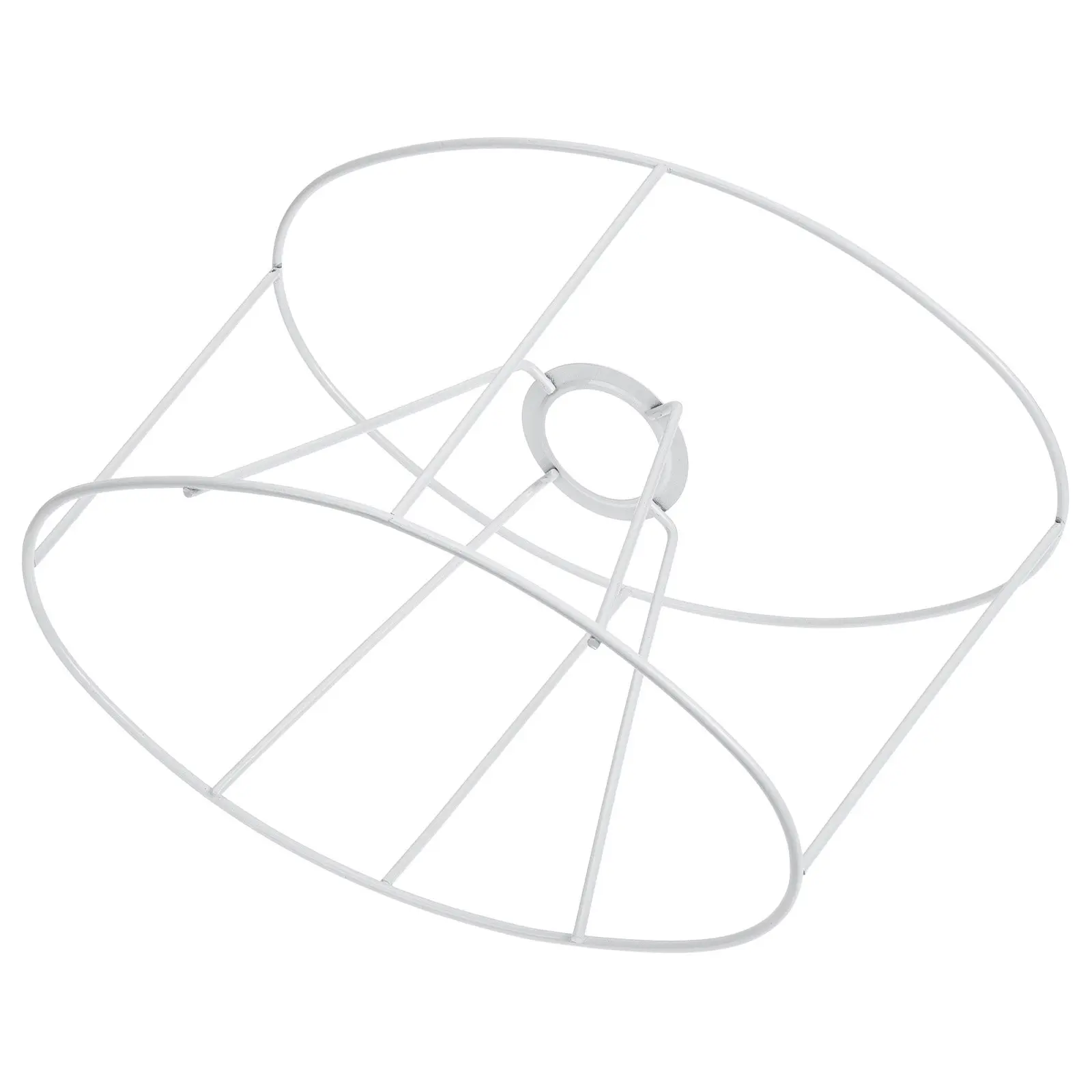 Iron Lampshade Rack Tapered Frame for DIY Table Floor Pendant Lamps Durable Easy Install Replacement Light Stand Bracket