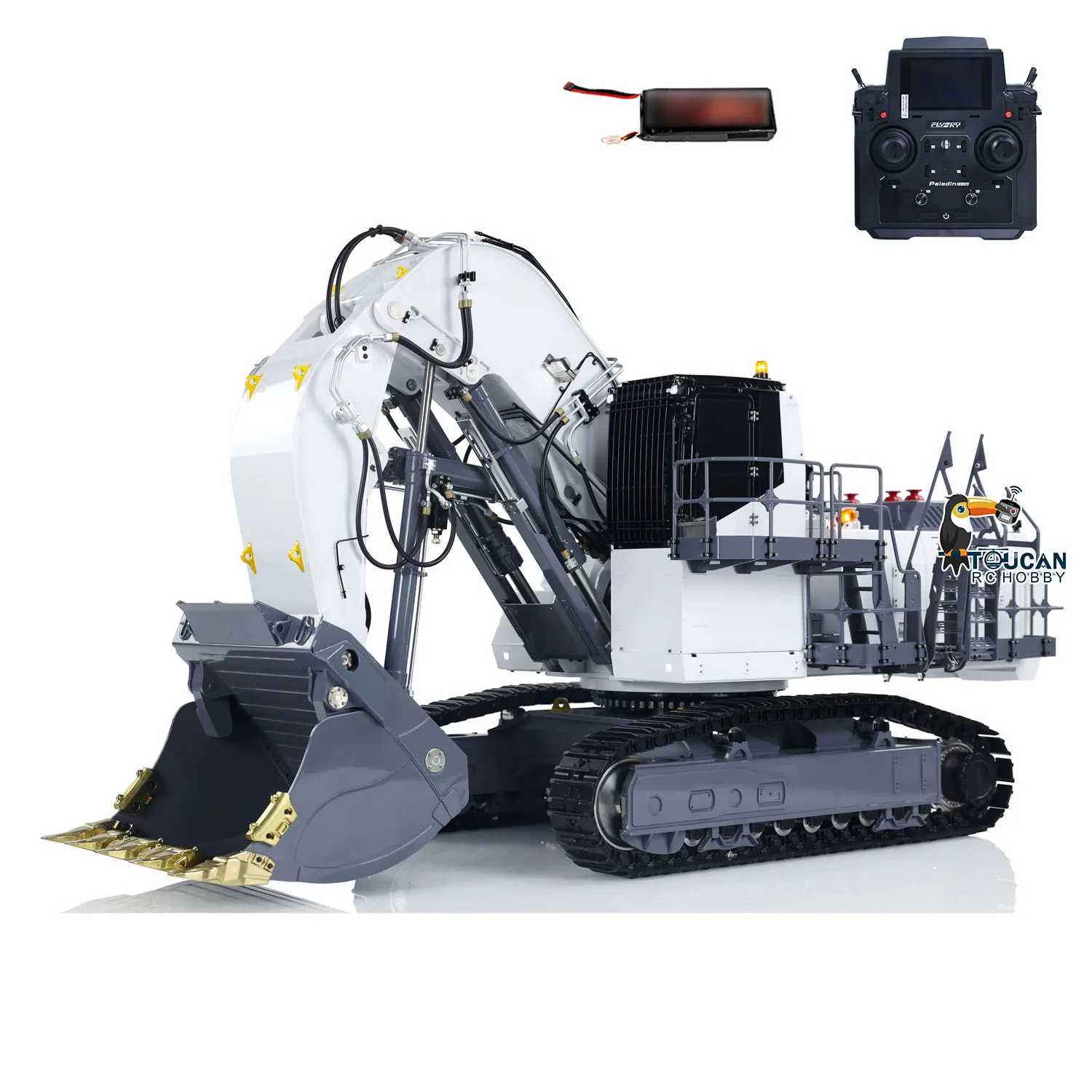 LESU AOUE 9150 RC Escavatore Idraulico Doppi Pompe 1/14 Metallo RTR Telecomando Scavatrice PL18EV LITE Sistema di Luce Modello TH22692