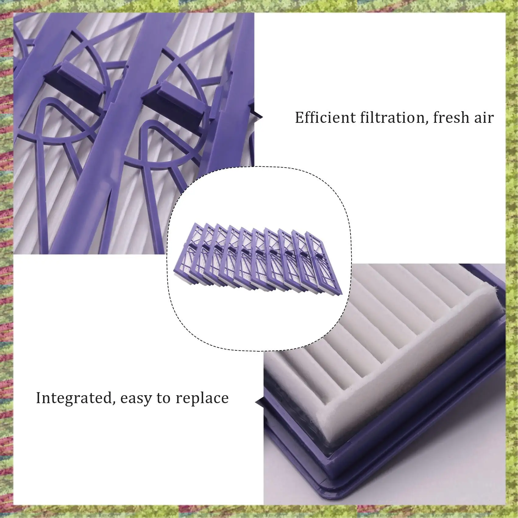 

ABKB 10PCS HEPA Filters For Neato Botvac D / Connected Series D7 D80 D85 D3 D75 D5 70E 75 80 85 Vacuum Cleaner Parts