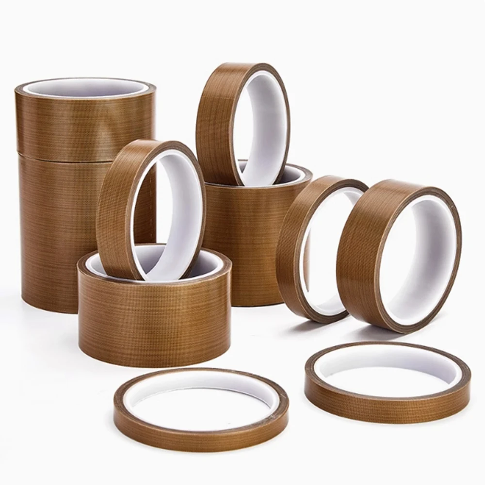 10 M/Roll PTFE Hoge Temperatuur Weerstand Tape 300 °   C Warmte-isolatie Zelfklevende sluitmachine Zelfklevende waterdichte tapes