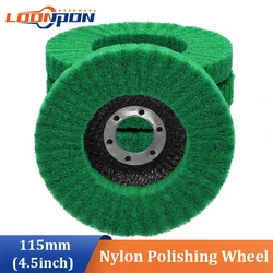 4.5inch 115mm Nylon Fiber Flap Disc Polishing Grinding Wheel Abrasive Buffing Grinding Discs for Angle Grinder Metal Surface