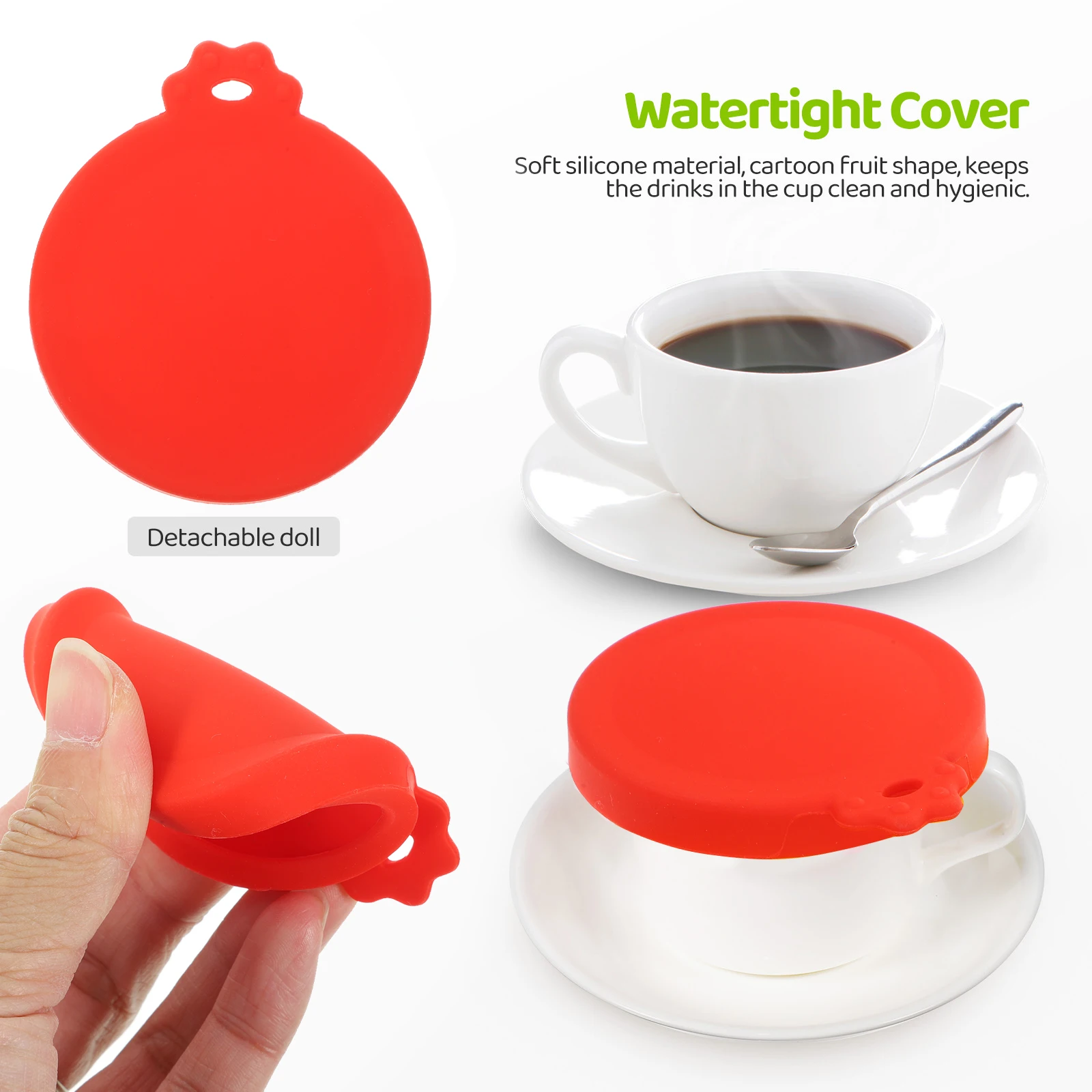 

6 Pcs Silicone Lid Sealing Beer Bottle Pet Food Fresh Keeping Soda Cover Reusable Wide Application Beverage Can Protector Can