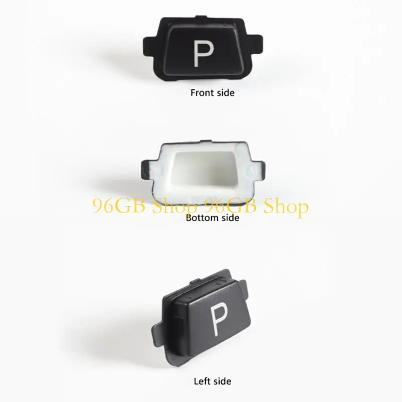 

96GB Parking Button Letter P Button Cover Caps for Series 2012-2019 Car Gear Shifter Knob P Parking Button Cover Auto Part