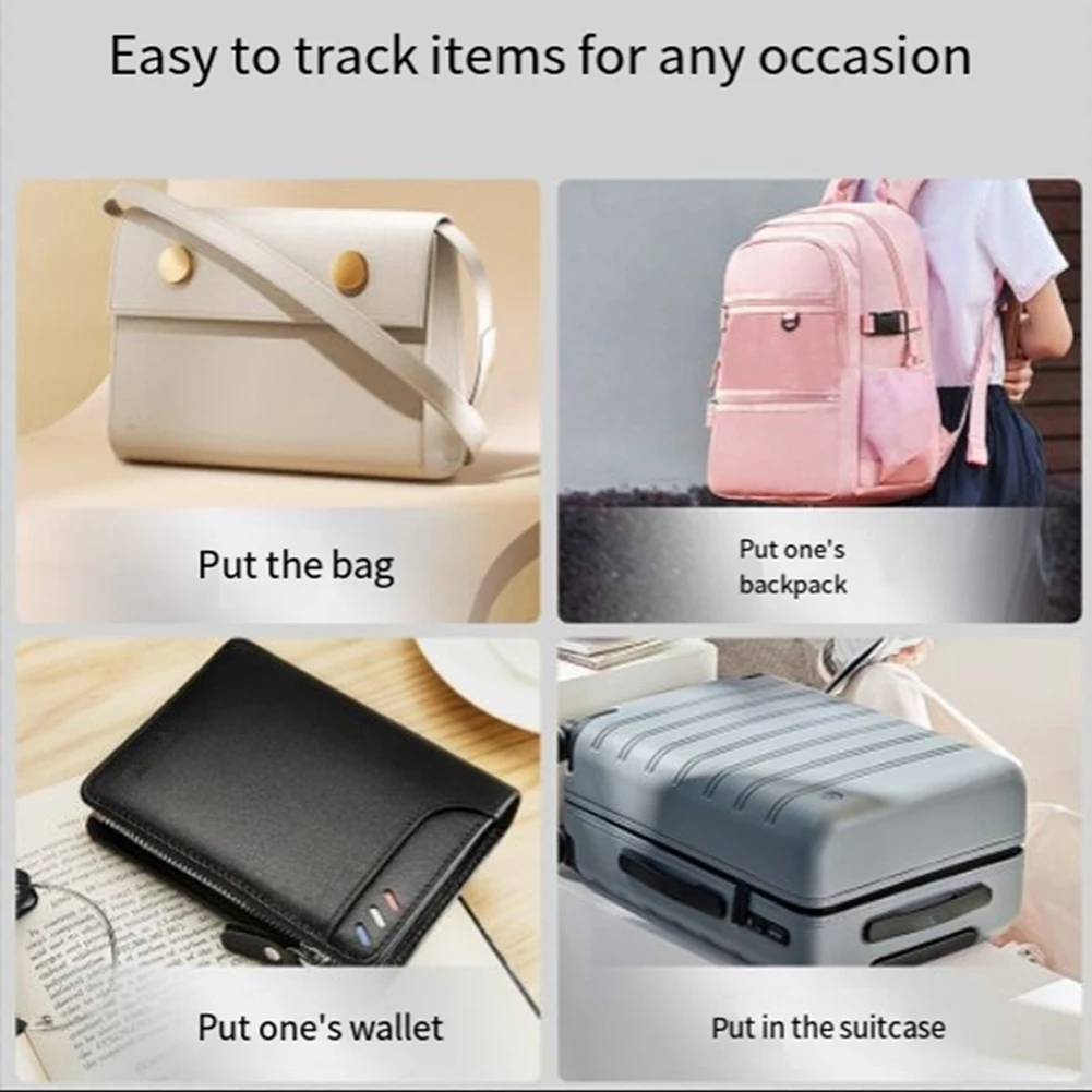 

Смарт-трек-карта с беспроводной зарядкой работает для Find My Wallet Tracker Phone Finder Ультратонкий мини-локатор