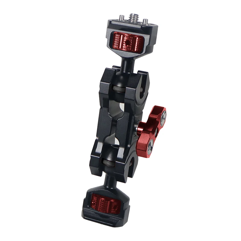 Doppelte Kugelköpfe Magic Arm 1/4'' 3/8'' Schraube für DSLR Kamera Monitor Mikrofon Video Licht Super Clamp Kamera Käfig Halterung – Detail 4