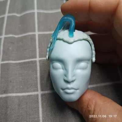 1/6 Makeup Doll Head Girl Dressing DIY Toy Parts Children Favor dongcheng san doubao
