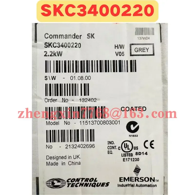 

Совершенно новый оригинальный преобразователь частоты SKC3400220