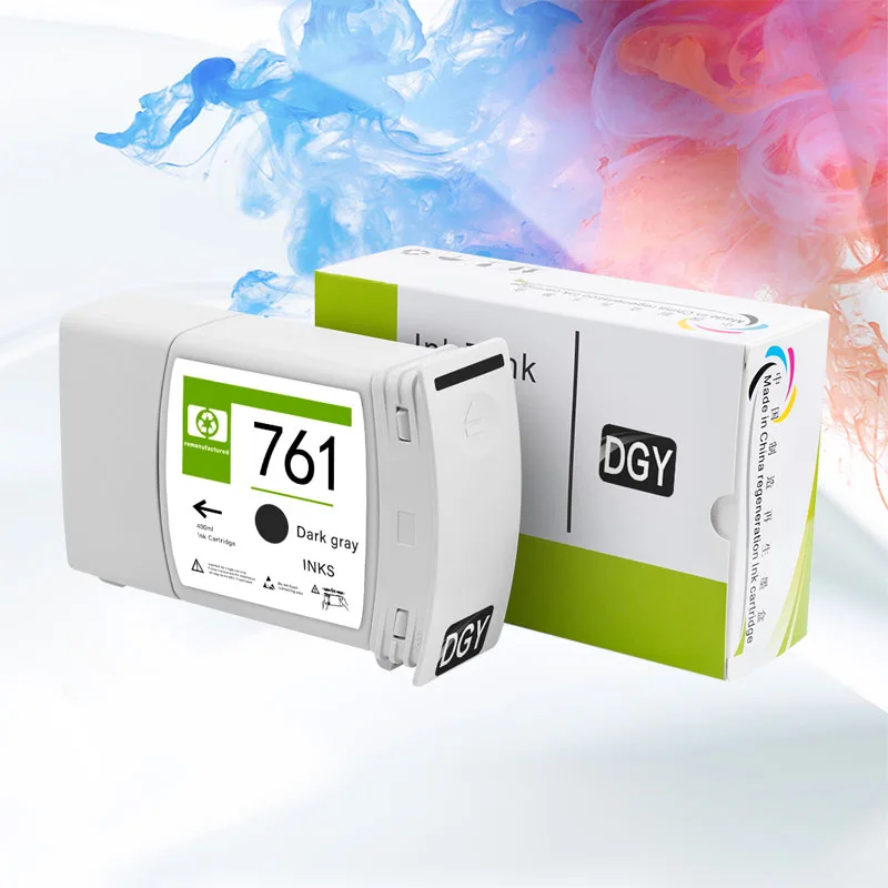 6Colors/Set For HP 761 Compatible Ink Cartridge Full With Pigment Ink For HP DesignJet T7100 T7200 Printer 6Colors