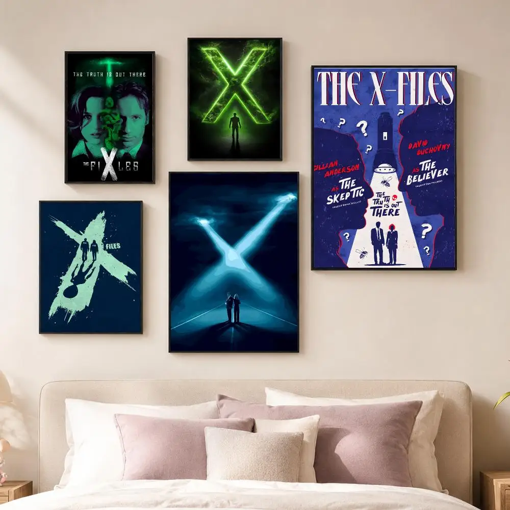 Movie T-The X-Files: I Want to Believe Poster Vintage PP Paper Wall Art Home Decor Print for Bedroom Living Room Aesthetic Gift