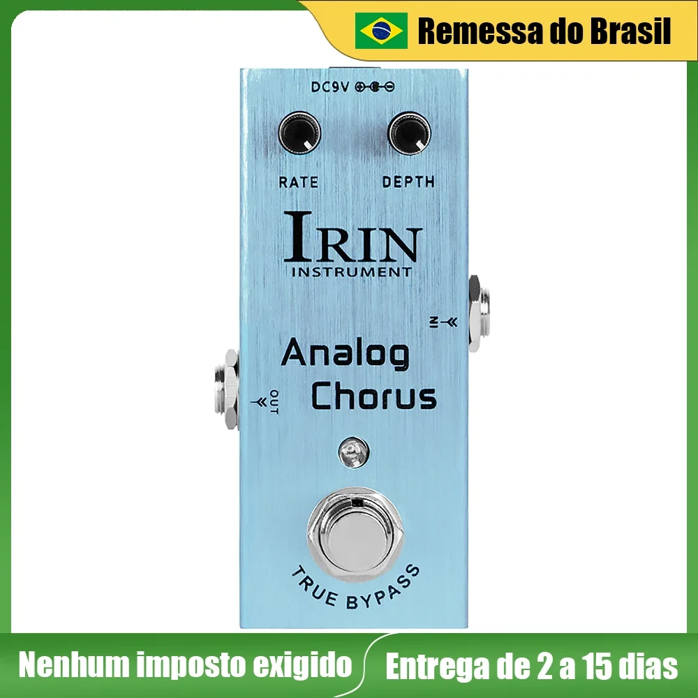 

IRIN AN-08 ANALOG CHORUS Guitar Effect Pedal for Circuit Chorus Tone Guitar Effect Pedal with Classic BBD Chip True Bypass Pedal