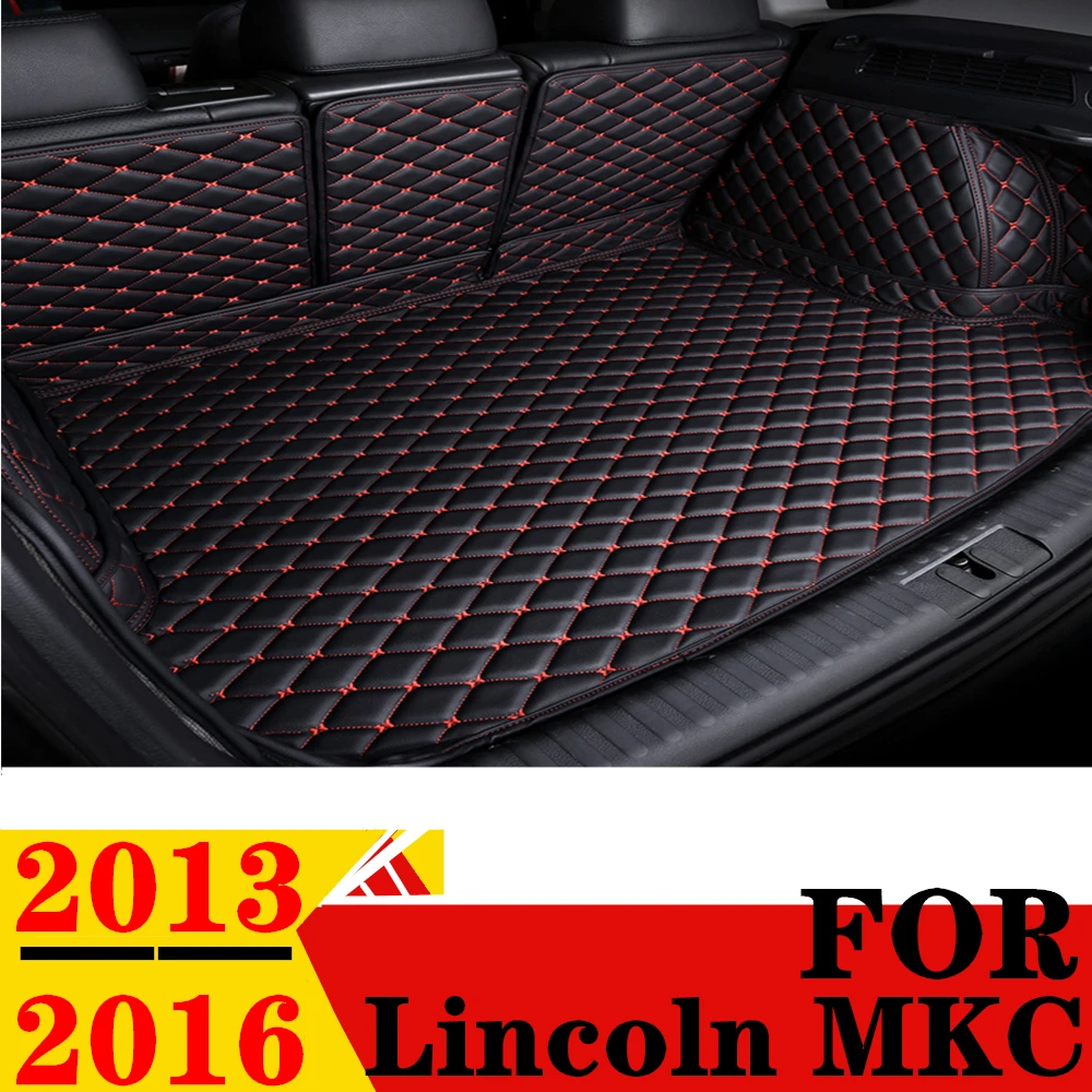 

Car Trunk Mat For Lincoln MKC 2016 2015 2014 2013 Rear Cargo Cover Carpet Liner Tail Interior Vehicles Parts Boot Luggage Pad