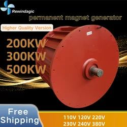 500KW Low Speed Permanent Magnet Generator 96V 220V 380V 400V 3 Phase AC Alternators Use For Motor Drive Water Wind Turbine