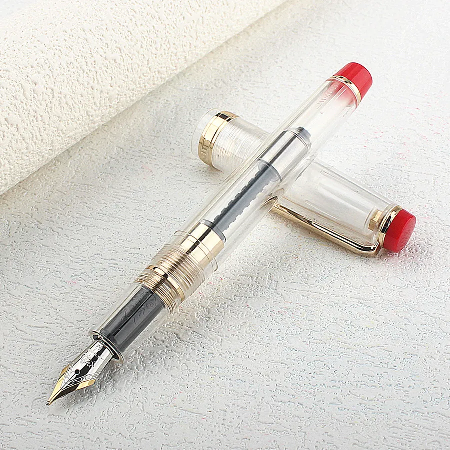 New Jinhao 82 Exquisite Explorer Simple Classic Retro Fountain Pen EF F M Nib School Office Supplies Writing Ink Pens