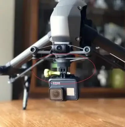 for Inspire 2 Camera Gimbal Holder adapter Mount Bracket For DJI Inspire2 Gopro Sport camera RC Quadcopter Spare Part FPV Racing