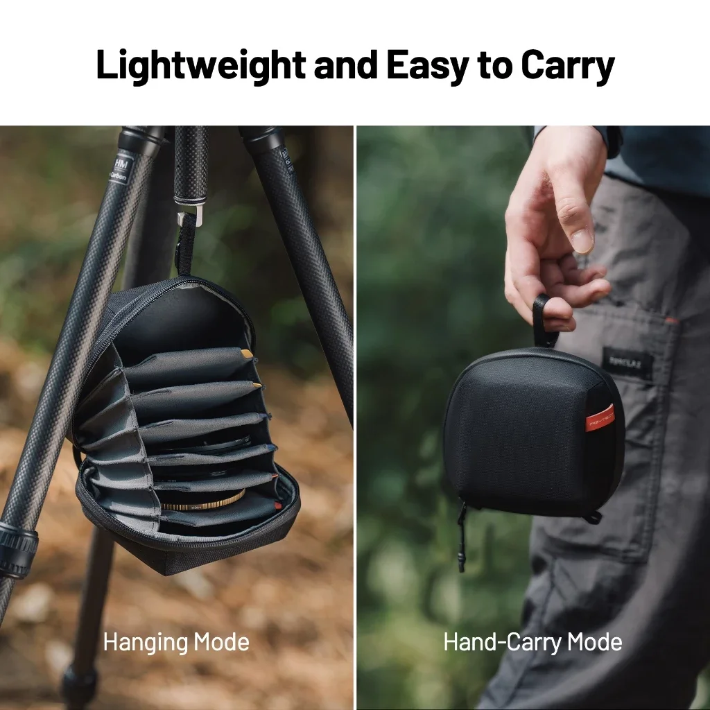 ถุงกรอง PGYTECH, ถุงเก็บตัวกรองทรงกลม, ถุงกรองกล้อง, ถุงเก็บตัวกรอง UV, ฝาครอบป้องกันโพลาไรเซอร์ CPL