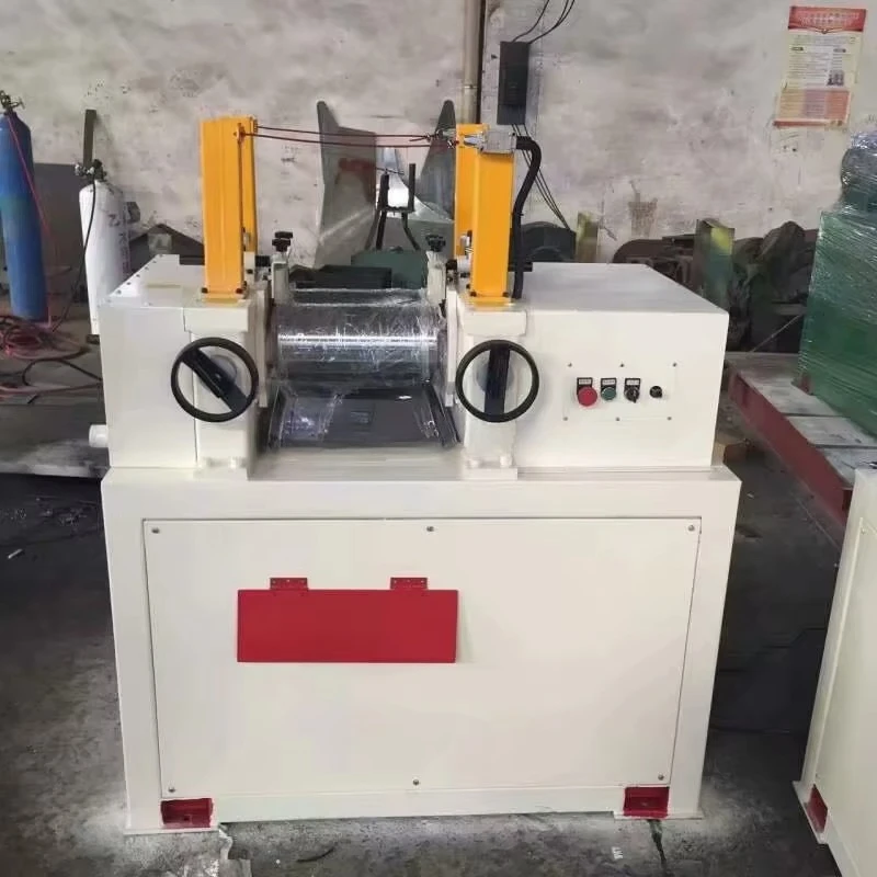 XK-160 Mulino a due rulli da 6 pollici, mulini a due rulli in gomma, macchinari per mulini a due rulli da laboratorio