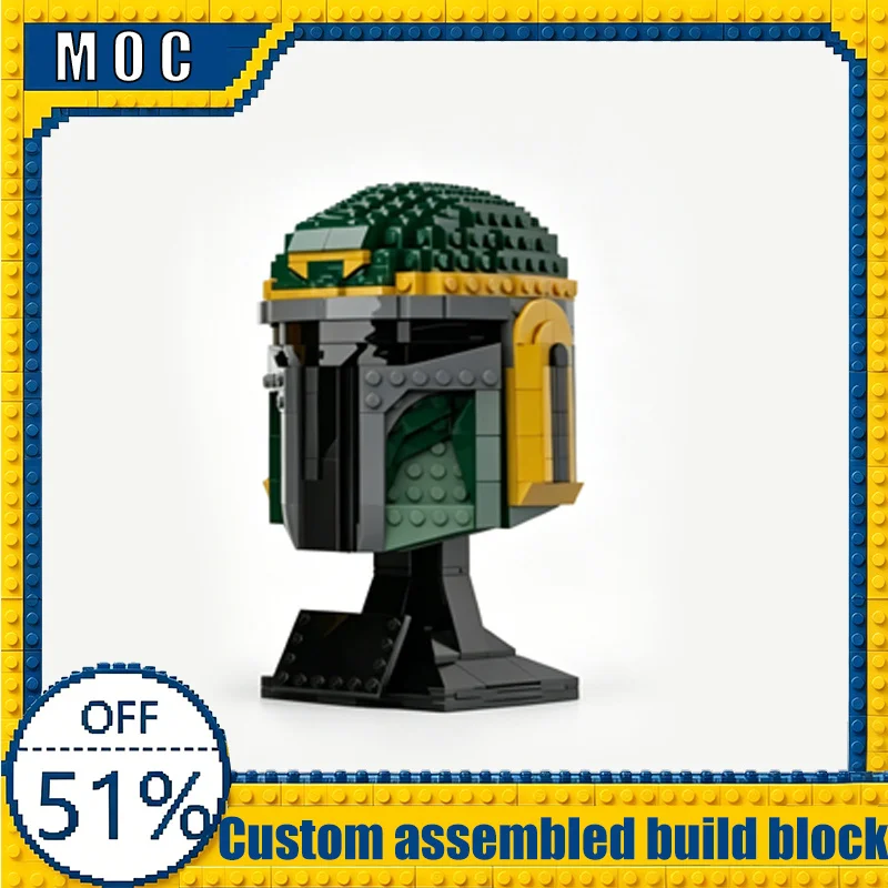 646-teiliger Minister Mini-Held Helm Kriegssammlung MOC Modellbausatz Lernspielzeug Geburtstagsgeschenk für Erwachsene