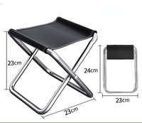 Outdoor Foldable Stool Seat Hiking Fishing Fold Fishing Travel Chair Ultra Light Weight Portable Chair