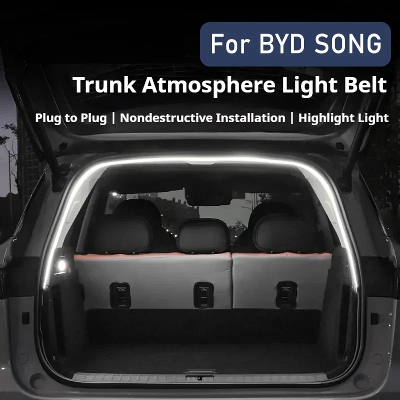 

Rear Trunk LED Light Bar Strips Trunk Interior Decorative Lamp Strip Fit For BYD SONG Auto Interior Accessories