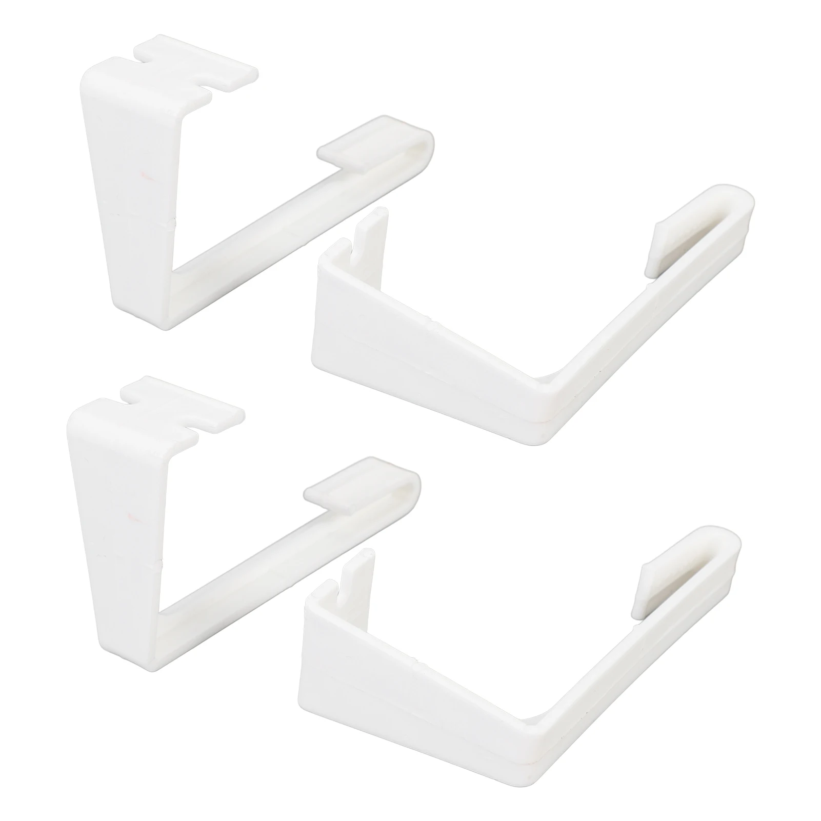 4 pçs rv cortinas titular com chave de fenda cortina lateral segurar clipes pista para motorhome janela cortina rvs acessórios