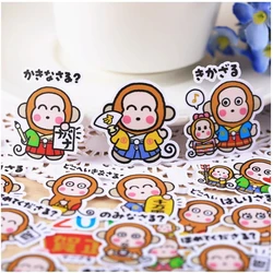 32pcs creativo carino autofatto adesivi scimmia di amnismo adesivi Scrapbooking/adesivo decorativo/album fotografici artigianali fai da te