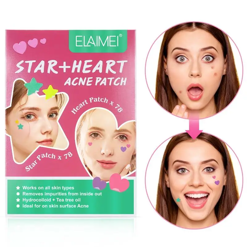 

Color Love Star Tea Tree Acne Patch Hydrocolloidal Repair Skin Waterproof Breathable Isolation Pollution Cover Acne